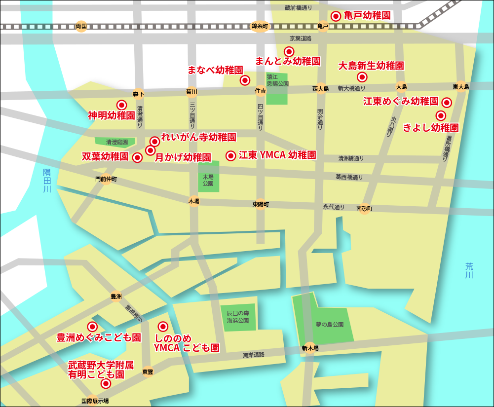 加盟幼稚園・こども園一覧